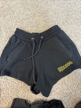 Mizzou Black Girls' Casual Lounge Shorts with Drawstring